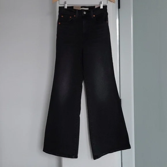 Levi's Ribcage Bell Cut And Dry No Dest Sz 27 Nwt - Picture 9 of 14